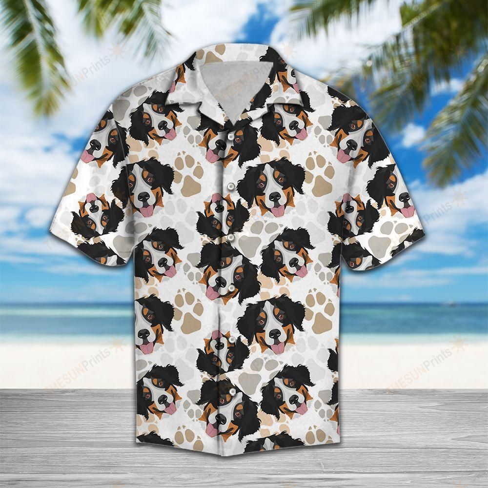 Cute Bernese Mountain Dog Hawaiian Shirt Ha4078