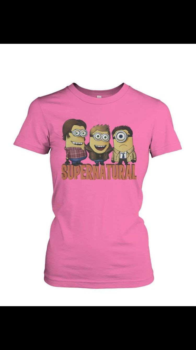 Minion Supernatural Shirt I Have To Find Out Where To Buy This So Cute Shirt