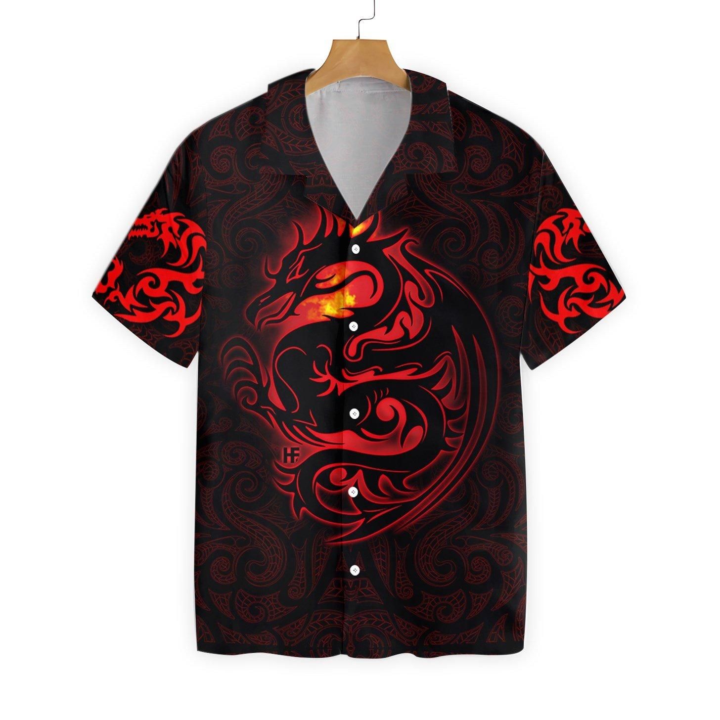 Dragon Tribal Tattoo Art 2710 Hawaii Shirt Ha63237