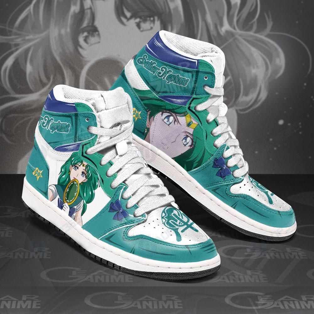 Sailor Neptune Sneakers Sailor Moon Anime Shoes Mn11 Air Jordan 13 Shoes Hajd2403449