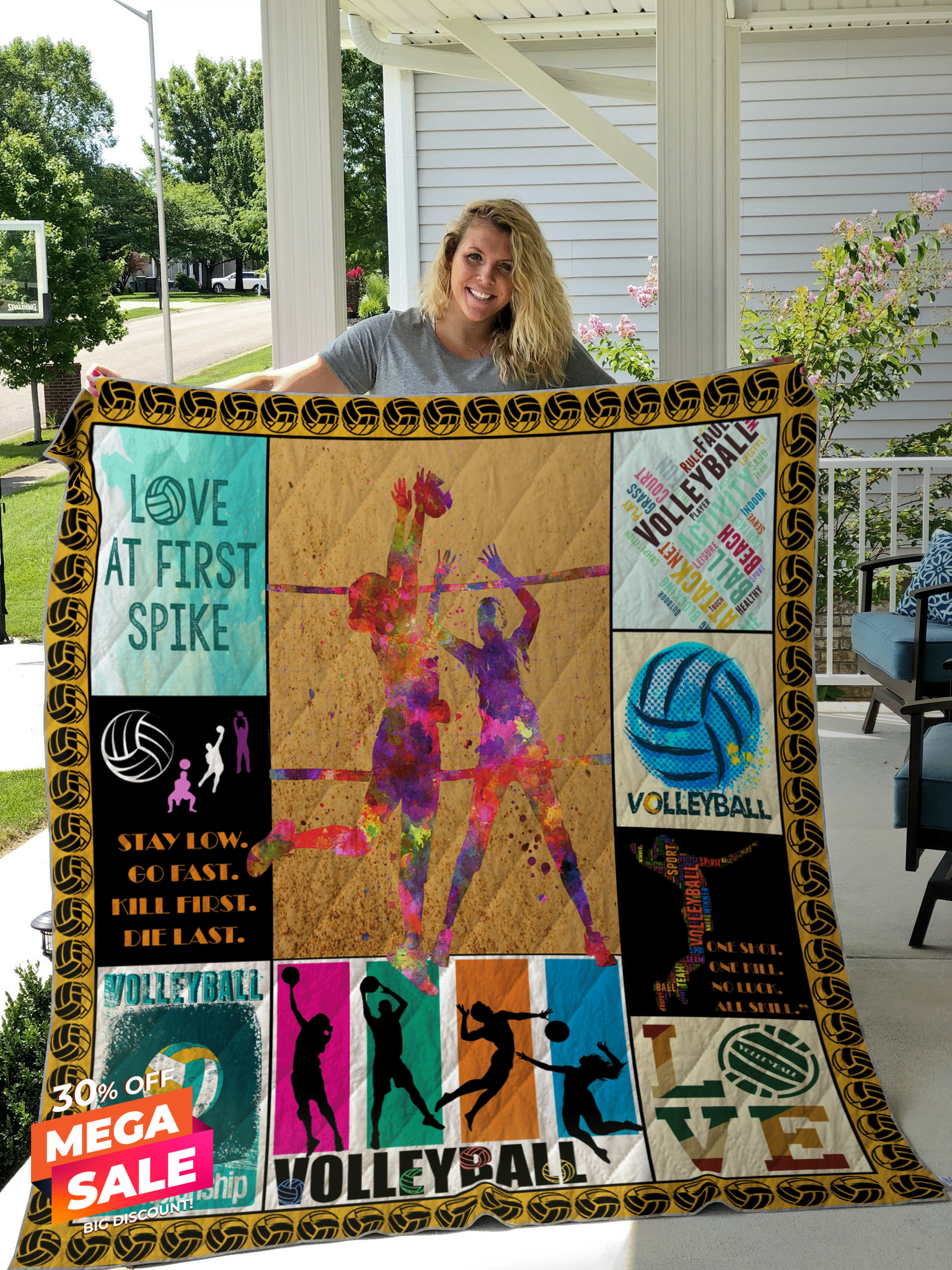 Volleyball CL280689 Quilt Blanket