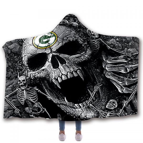 Green Bay Packers Hooded Blankets Green Bay Packers Series Fleece Hooded Blanket