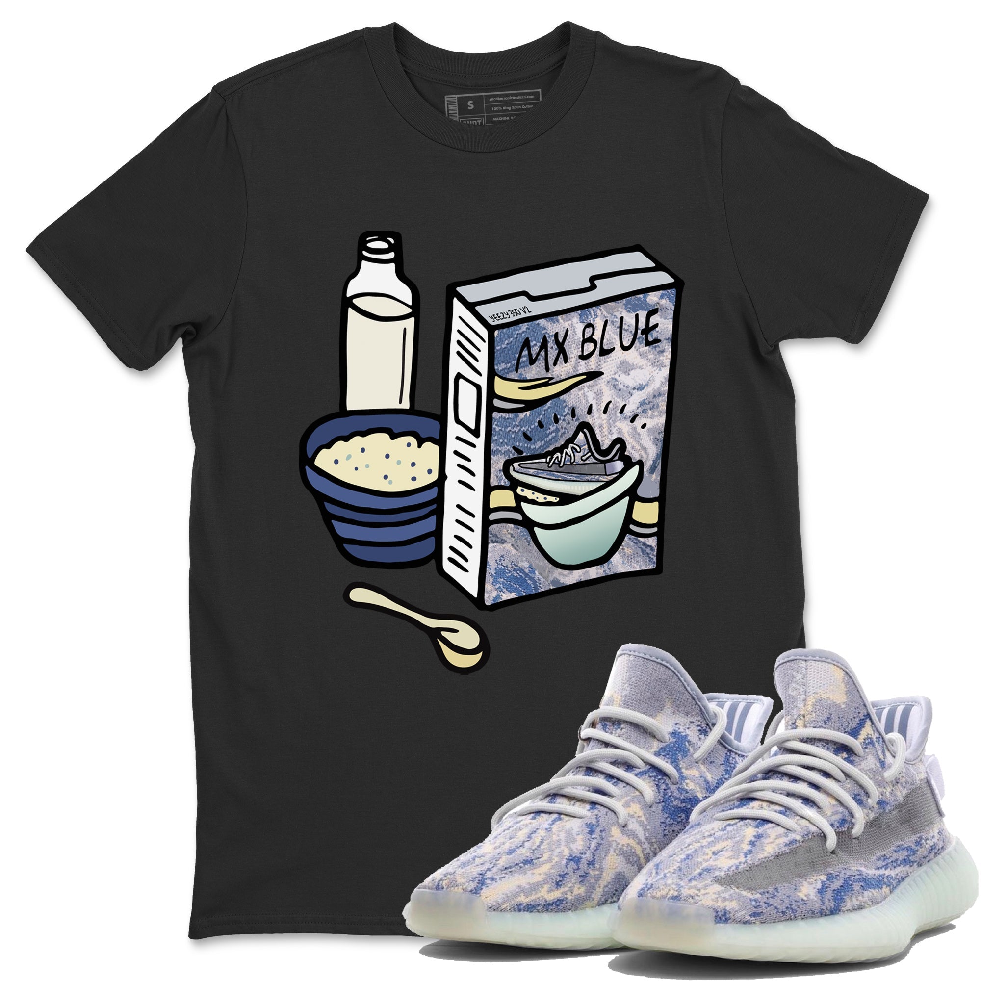 Breakfast Cereal T-Shirt – Yeezy 350 Mx Blue