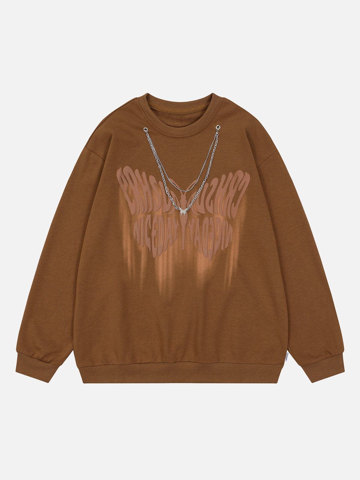 Talishko™ – Fuzzy Butterfly Necklace Sweatshirt