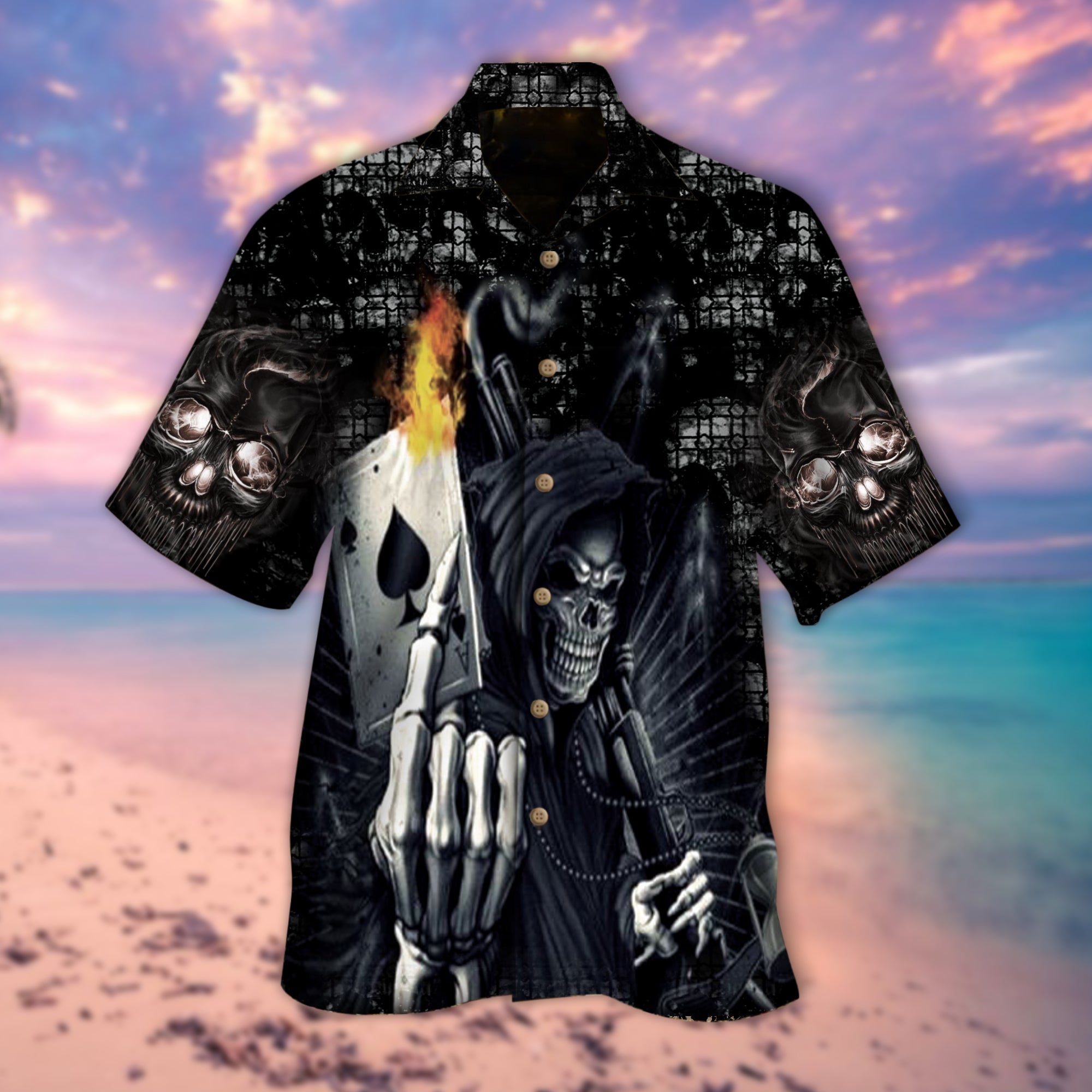 Game Of Life And Death Skull Hawaii Lover Hawaii Shirt For Men Women Ha17365