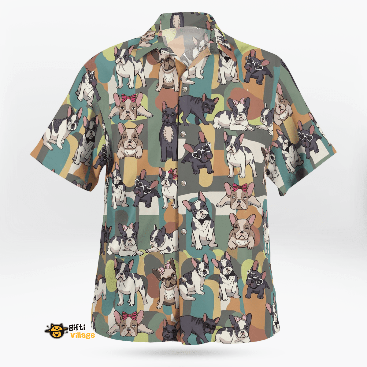 French Bulldog Art 3D Hawaii Shirt