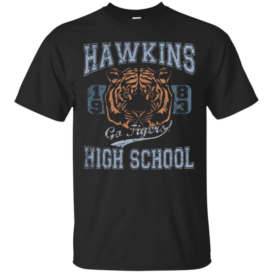 AGR Stranger Things Go Tigers Hawkins High School T shirt