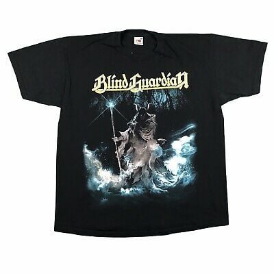 ***blind Guardian*** Black Band Tour Vintage Tee T Shirt Metal Retro Music 1367