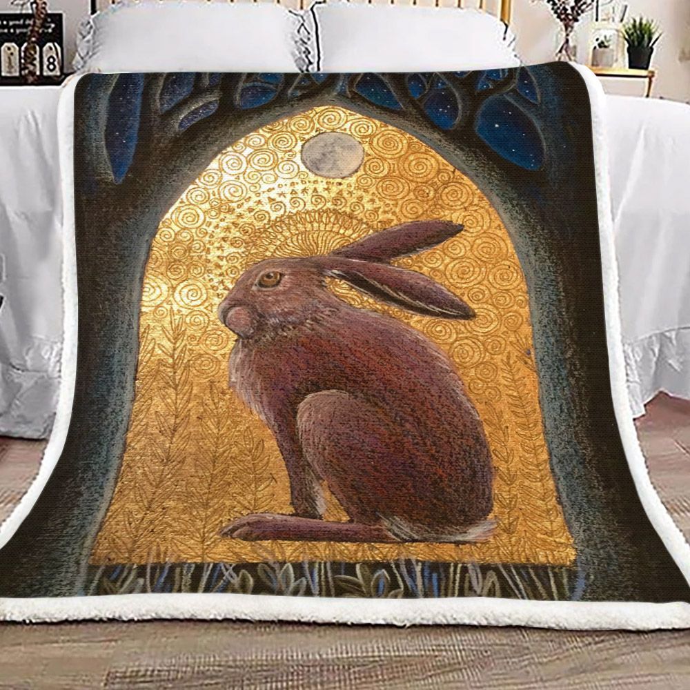 Rabbit Nt1601263S Sherpa Fleece Blanket