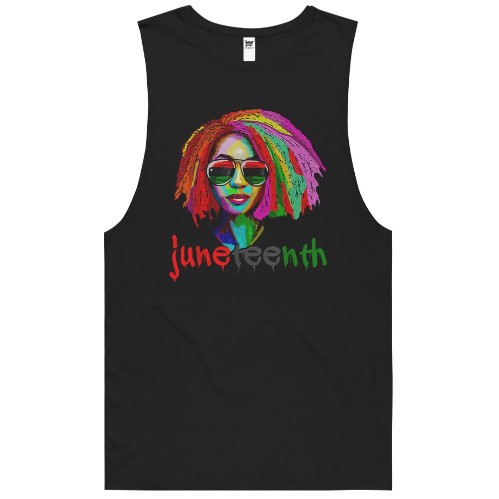 Juneteenth Shirt, Juneteenth Tank Top, Juneteenth Tee Shirts, Black Queen Afro Unapologetically Dope – Melanin Girl Art Tank Top