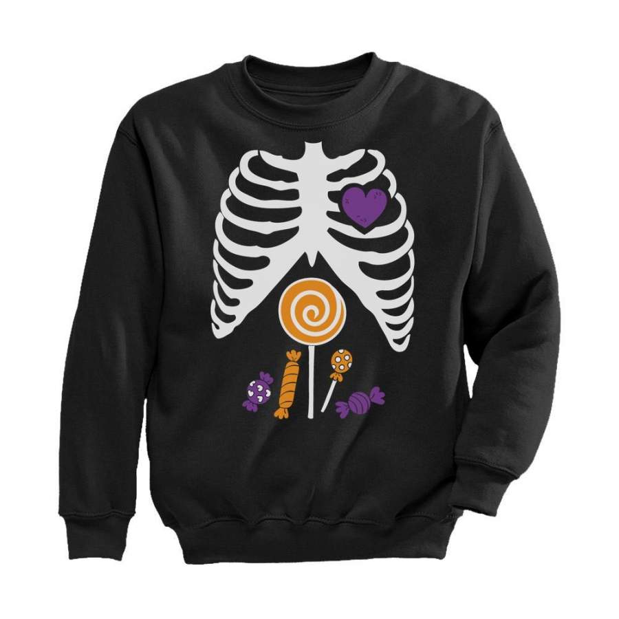 Candy Skeleton – Halloween Kids Toddler/Kids Sweatshirt