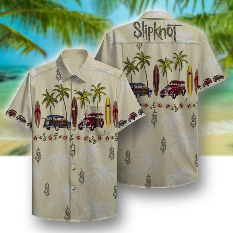 Slipknot Hawaii Ii Graphic Print Short Sleeve Hawaii Casual Shirt Ha43721