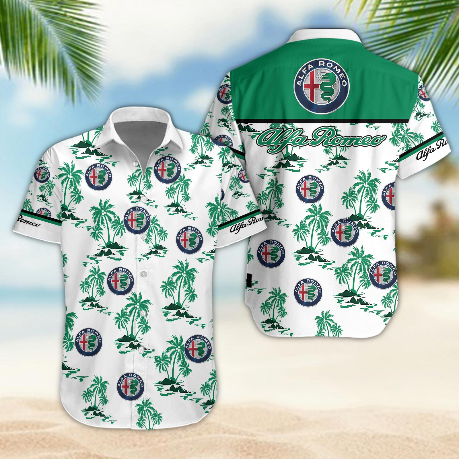 Alfa Romeo Hawaiian Shirt
