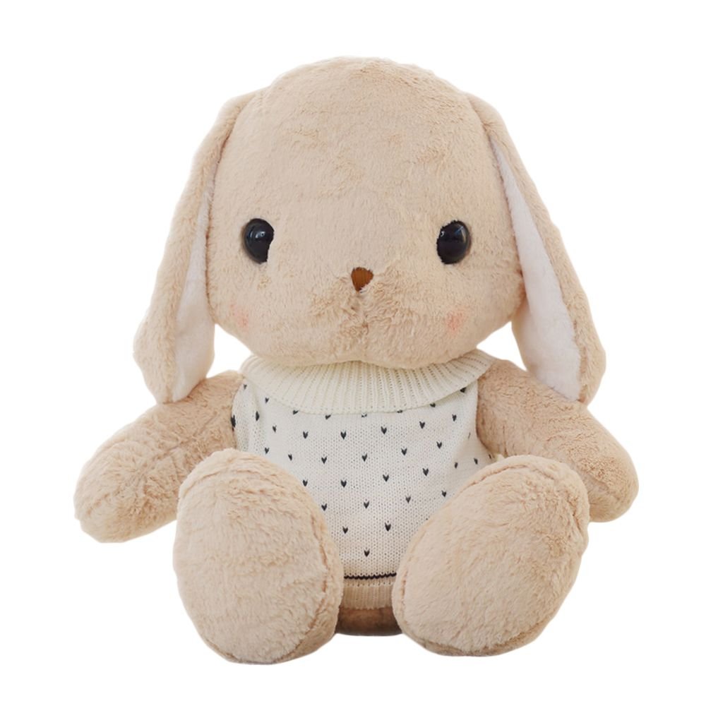 Joytoyx 20″ Cute Stuffed Bunny Plush Animal Toys with White Sweater