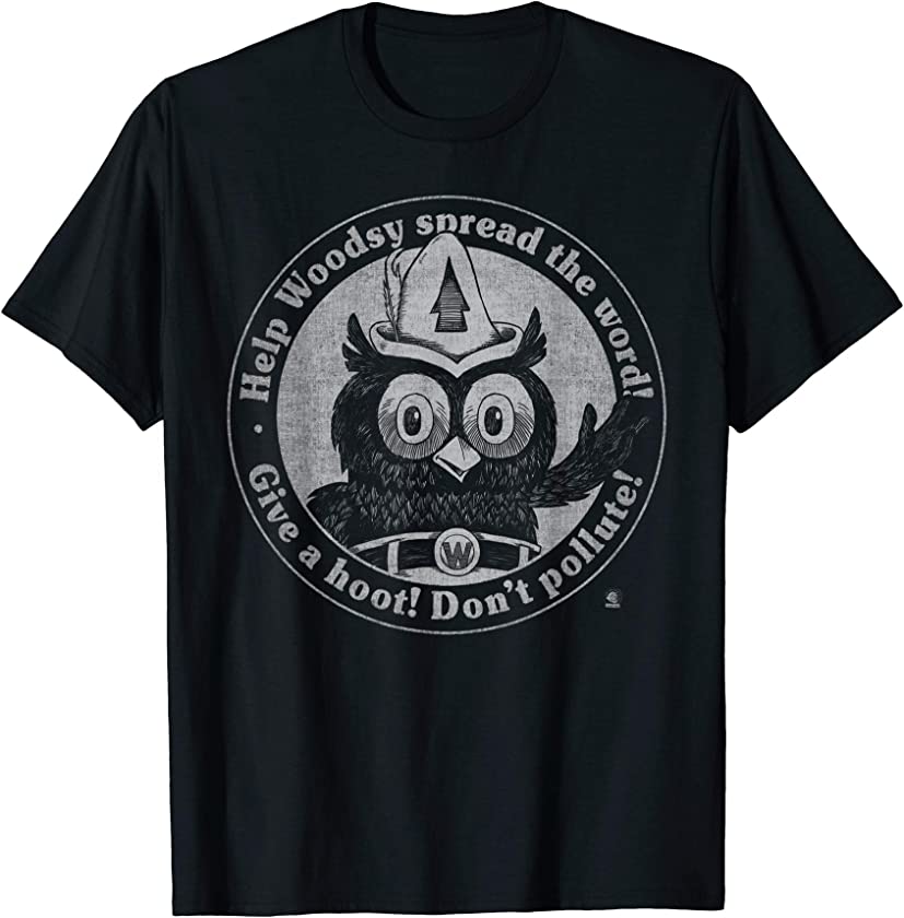 Woodsy Owl Give a Hoot Don’t Pollute Faded Vintage T-Shirt