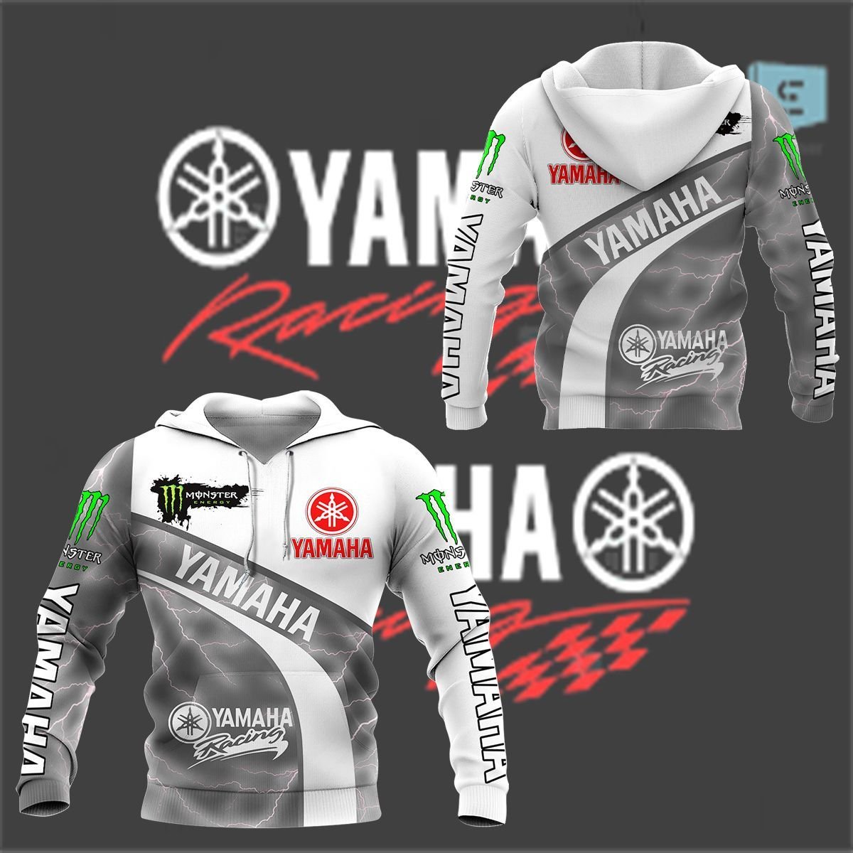 3D ALL OVER YAMAHA RACING SHIRTS VER 41