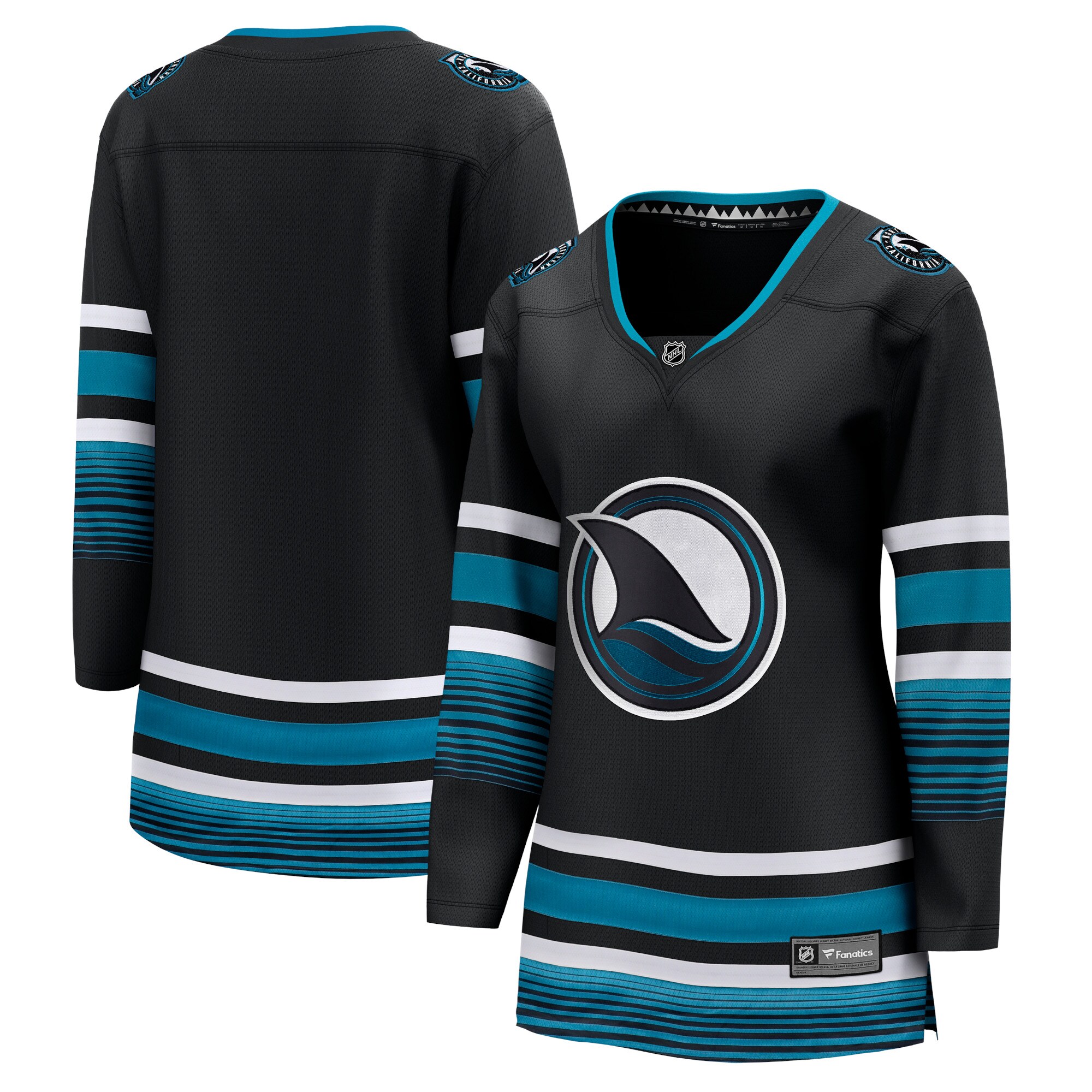 San Jose Sharks Branded Women's Alternate Premier Breakaway Jersey – Black