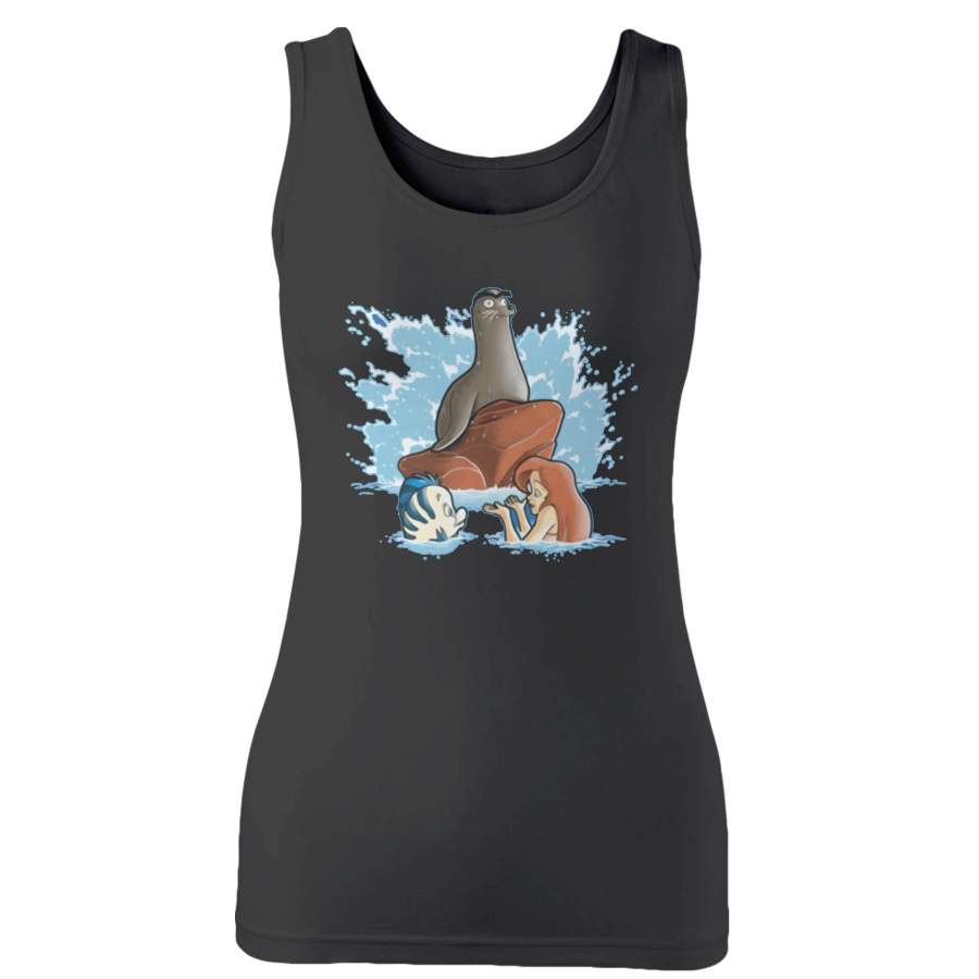 Get Off The Rock Gerald Finding Dory The Little Mermaid Woman’s Tank Top