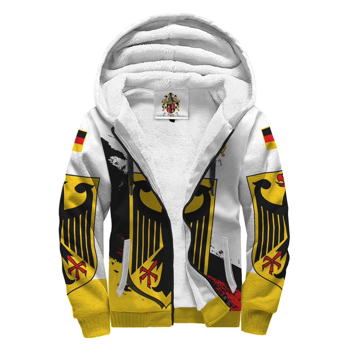 Pabst Germany Sherpa Hoodie German Family Crest (Women’S/Men’S) A7