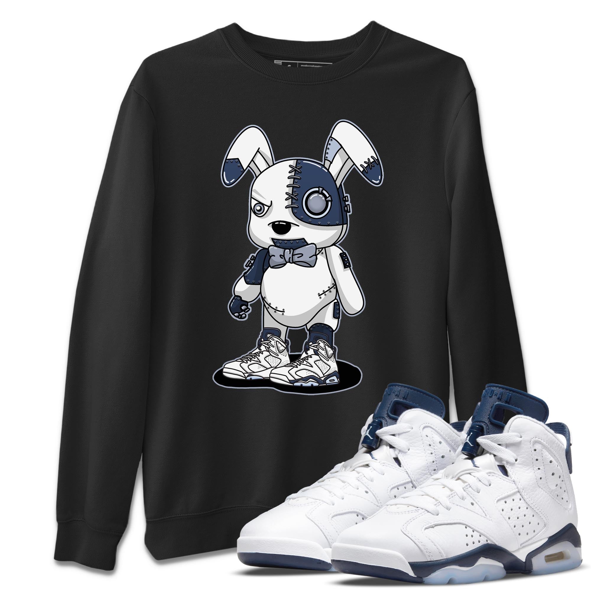 Cyborg Bunny Sweatshirt – Air Jordan 6 Midnight Navy