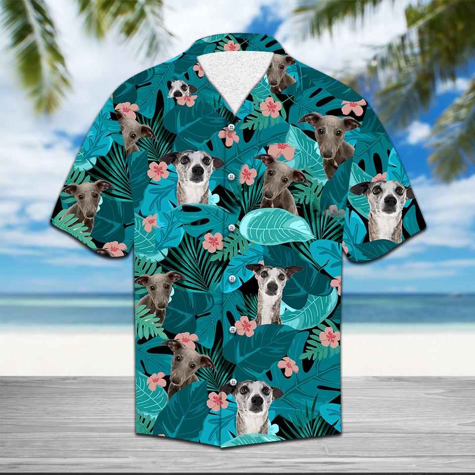 Tropical Whippet Hawaiian Shirt Ha88876