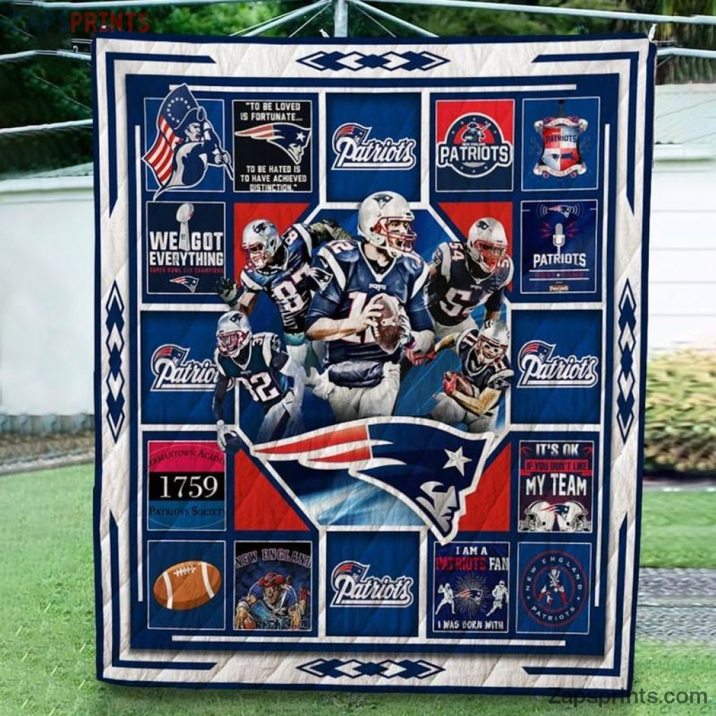 New England Patriots Premium Quilt 068 Gift For Fan