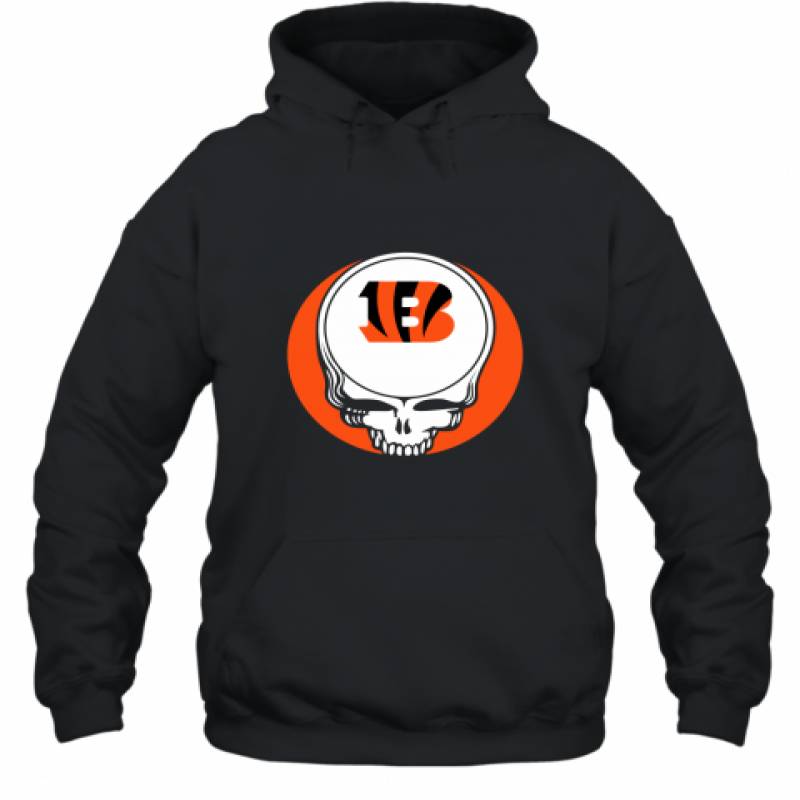 Halloween Skull Funny Football Team Cincinnati Bengals Hoodie