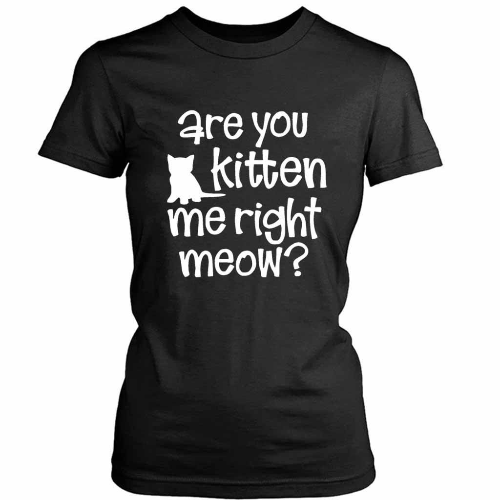 Are You Kitten Me Right Meow Onesie Women’s Tee T-Shirt