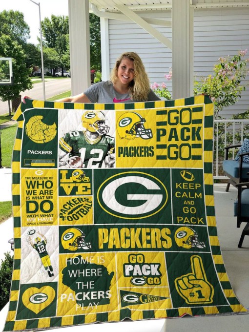 Green Bay Packers V15 3 D Printing Quilt Gift For Fan Football Lovers