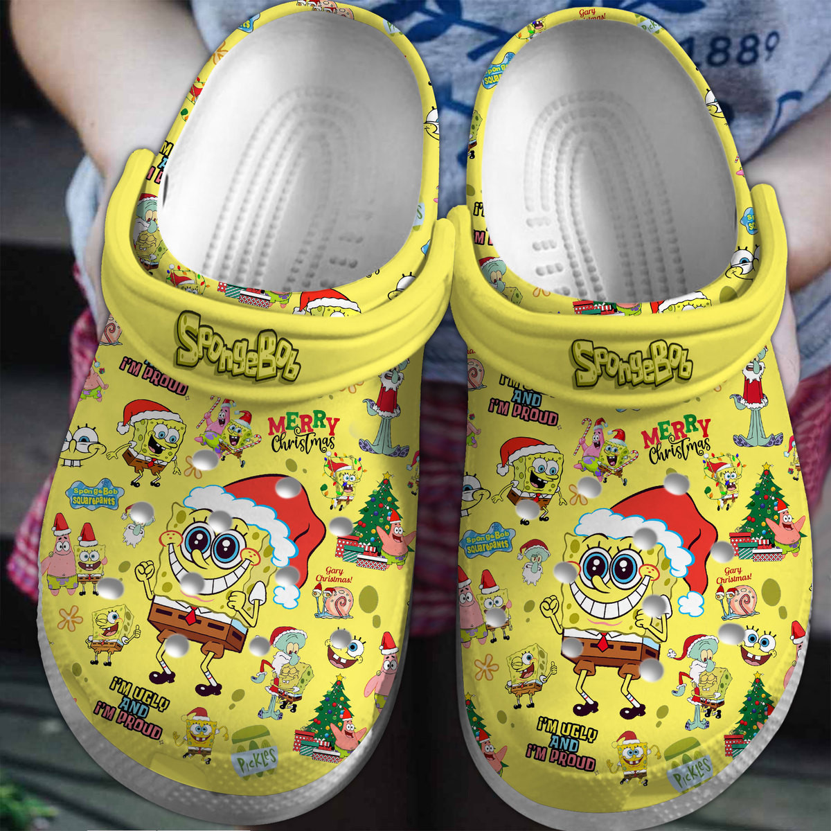 SpongeBob SquarePants Movie Crocs Crocband Clogs Shoes Comfortable For Men Women and Kids