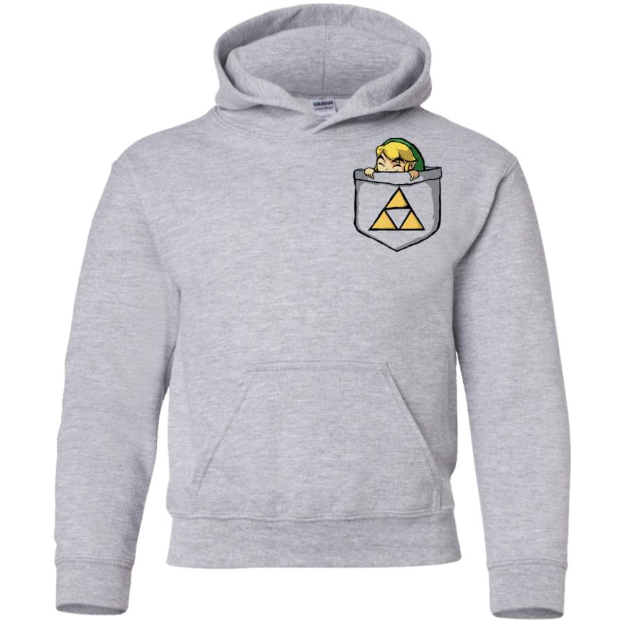 AGR Legend of Zelda – Pocket Link Youth Pullover Hoodie