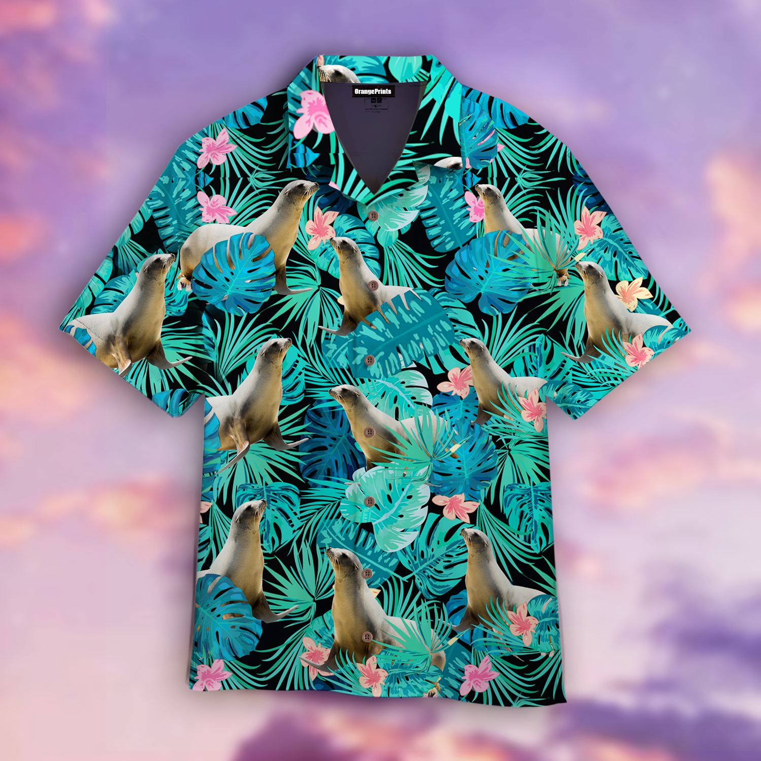 Seal Tropical Hawaii Shirt For Men And Women Ha6987