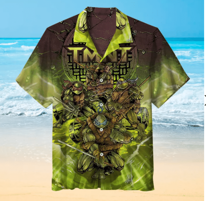 Teenage Mutant Ninja Turtles 4 For Man And Woman Print Short Sleeve Hawaii Shirt Ha26356