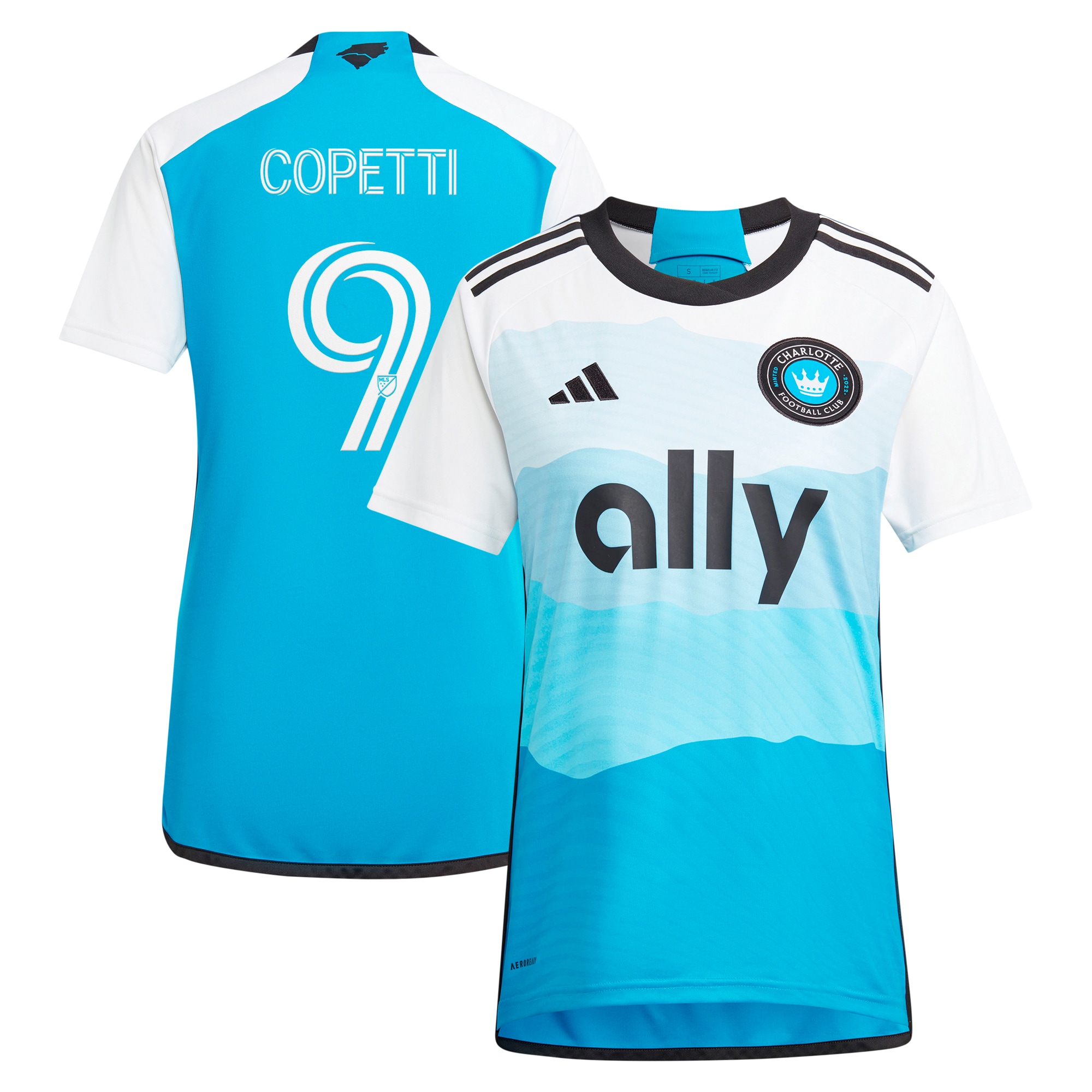 Enzo Copetti Charlotte FC Women's 2024 The Carolina Kit: Explore Replica Player Jersey – Blue