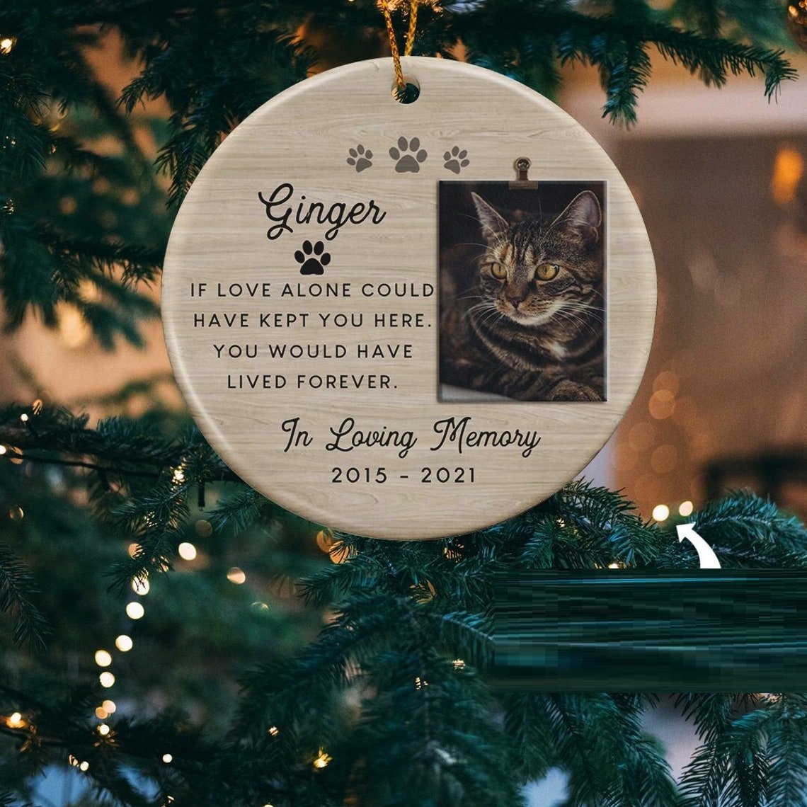 Personalized Pet Memorial Ornament