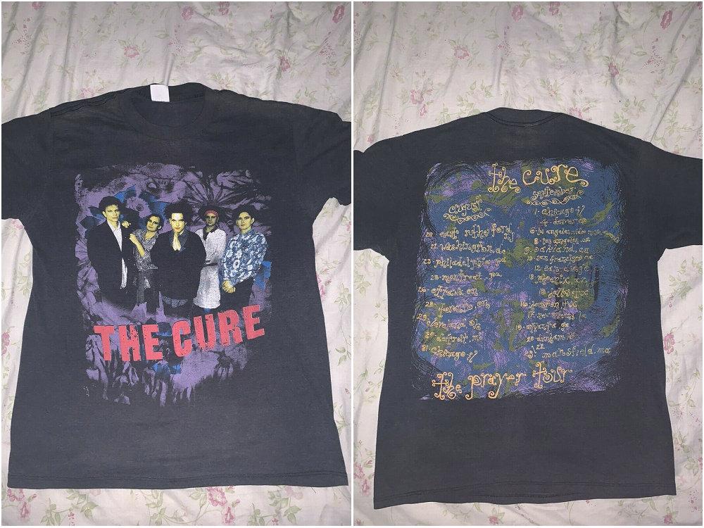 Vtg The Cure Prayer Tour T-Shirt