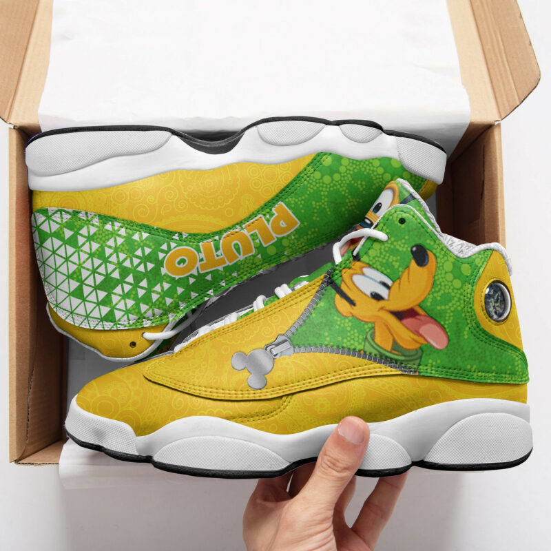 The Goofy And Pluto Jordan 13 Shoes Sneakers