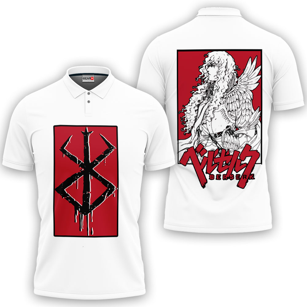 Griffinth Polo Shirts Berserk Custom Anime Merch Clothes