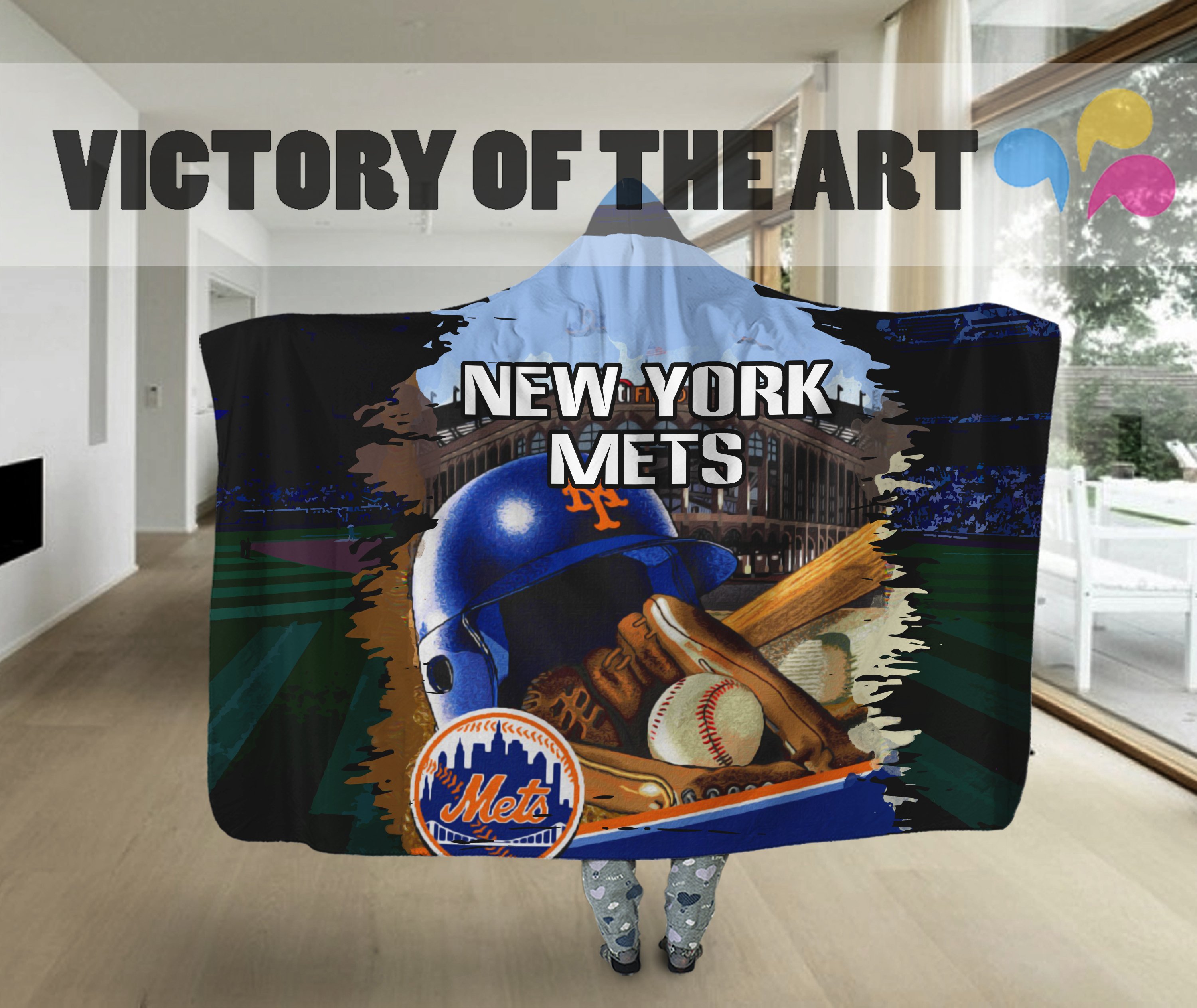 Special Edition New York Mets Home Field Advantage Hooded Blanket