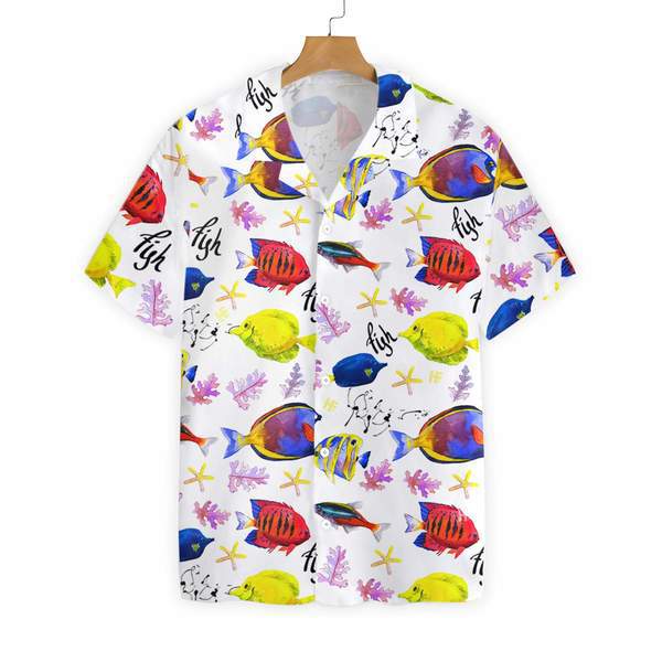 Fish Pattern Hawaii Shirt For Men Women Adult Ha29430