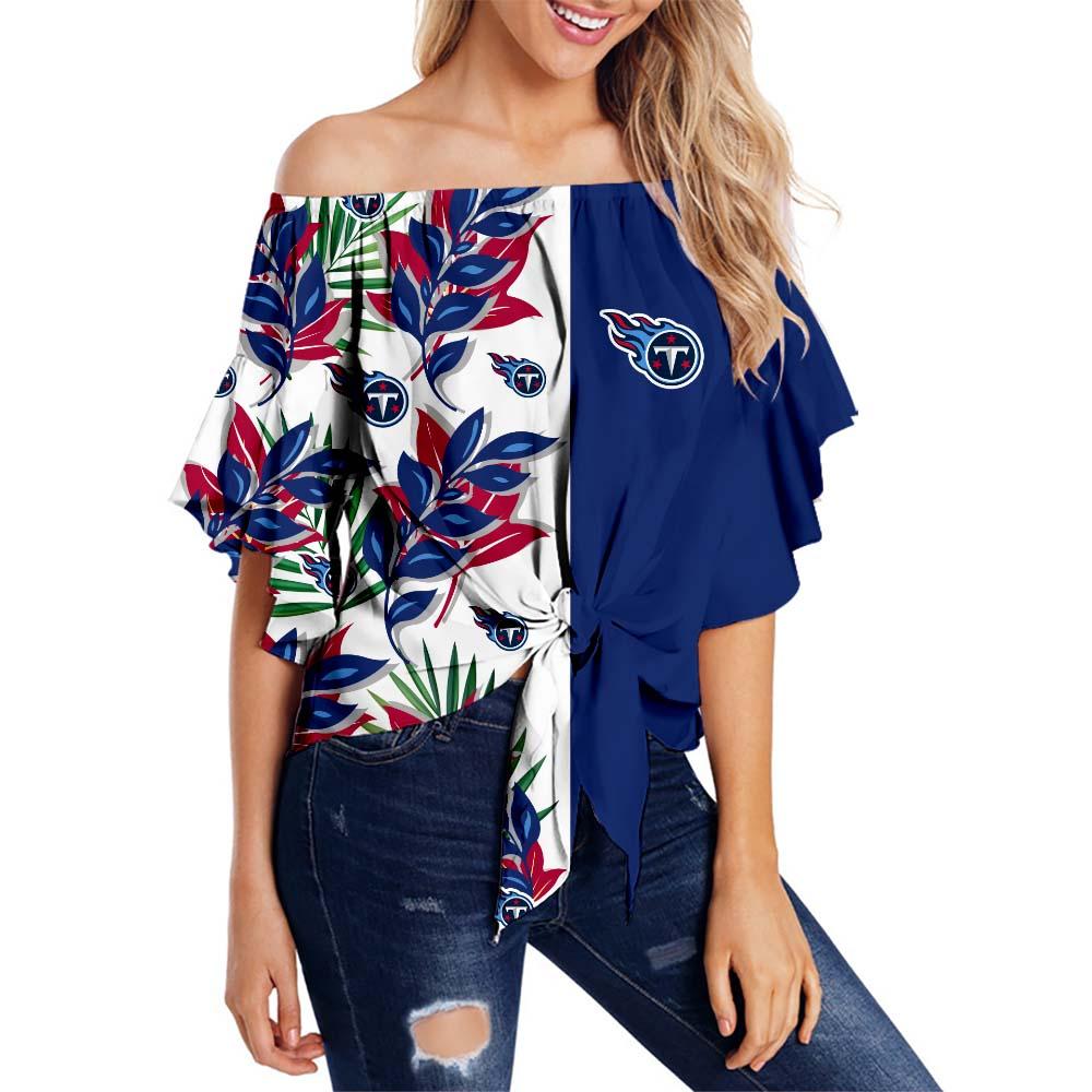 Tennessee Titans Women Strapless Summer Shirt