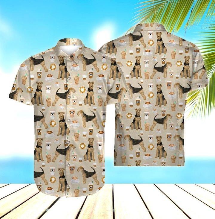 Airedale Terrier Hawaii Shirt For Men Women Adult Ha107288