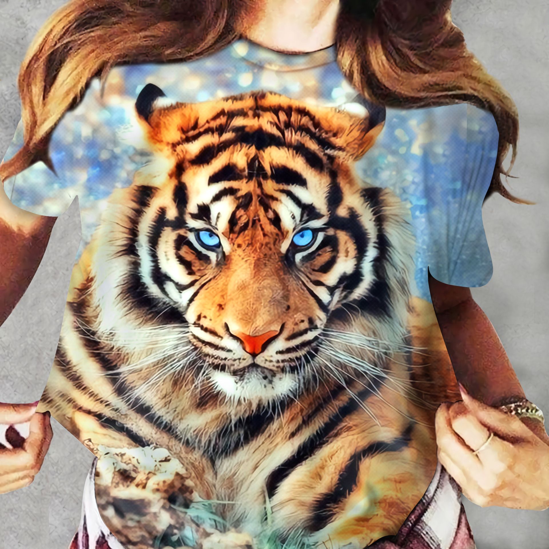 Tiger Ver05 Dadj160721Ltl Unisex 3D T-Shirt All Over Print