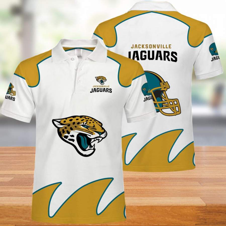 Jacksonville Jaguars Polo Shirts White