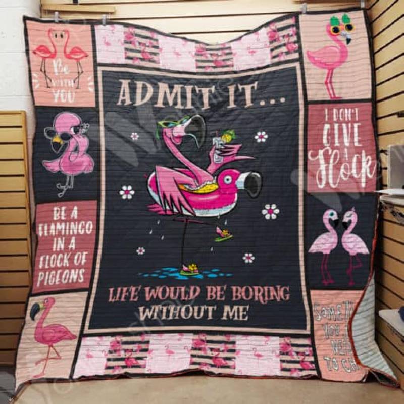 Flamingo Blanket AU2401 90O42