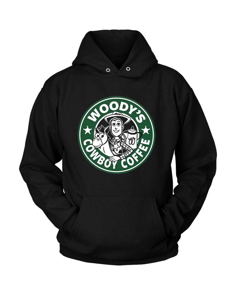 Woodys Cowboy Coffee Funny Unisex Hoodie