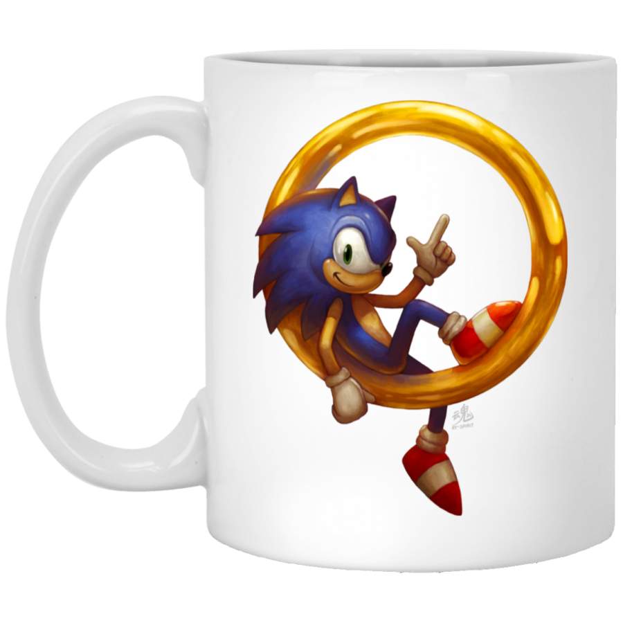 Sonic the Hedgehog Mugs White Mug