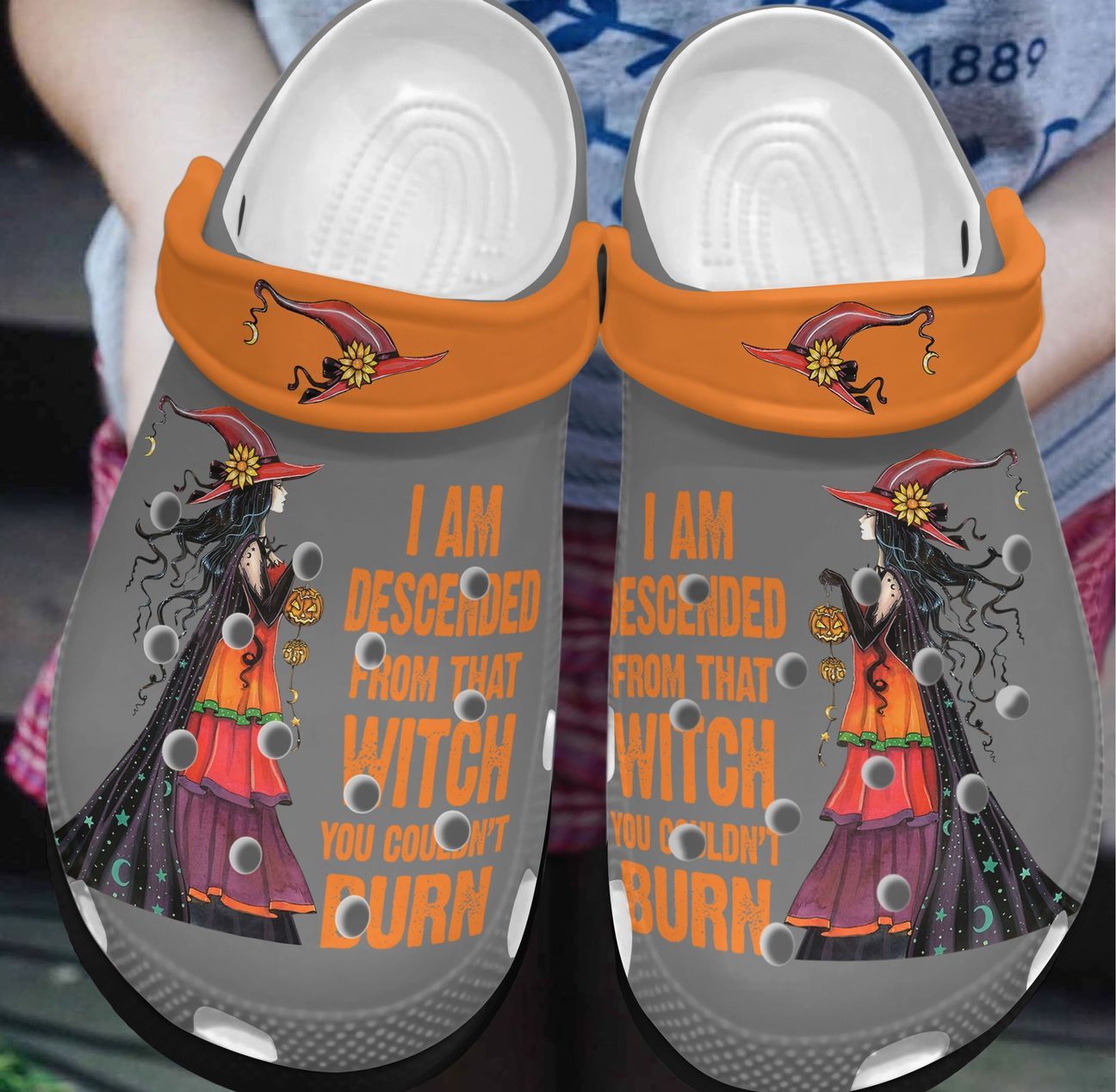 Wicca Personalized Clog, Custom Name, Text, Color, Number Fashion Style For Women, Men, Kid, Print 3D That You Could Not Burn