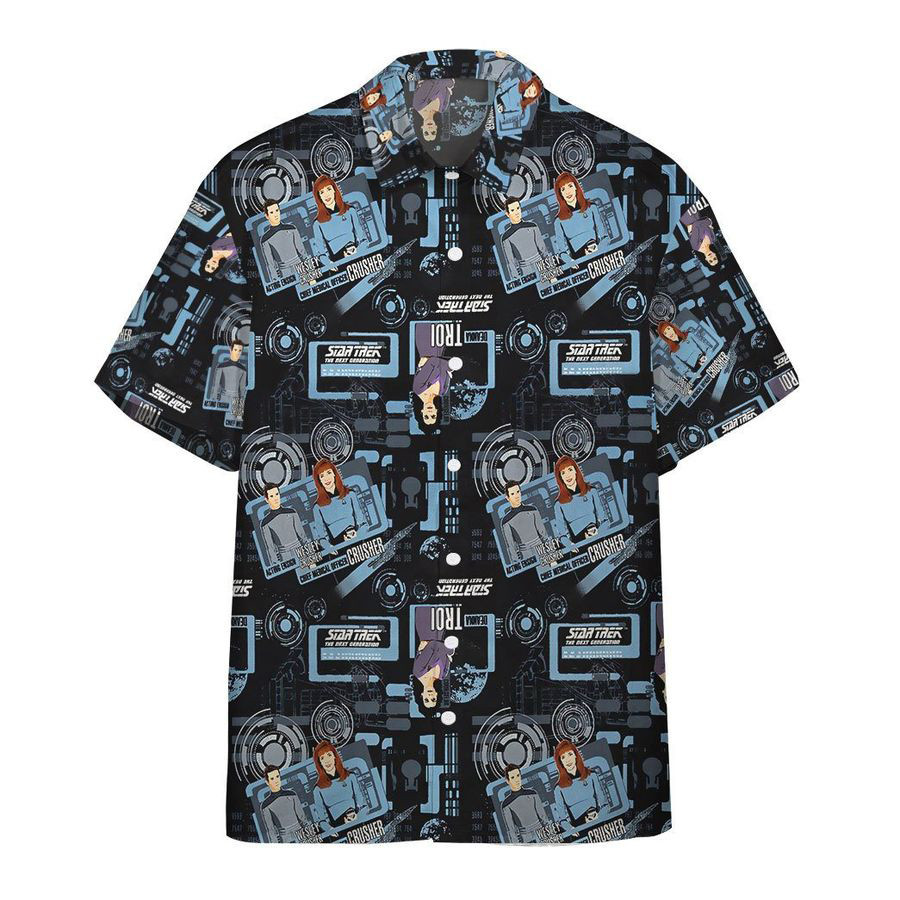 Star Trek The Next Generation Blue Team All Over Print Hawaii Shirt Ha75791