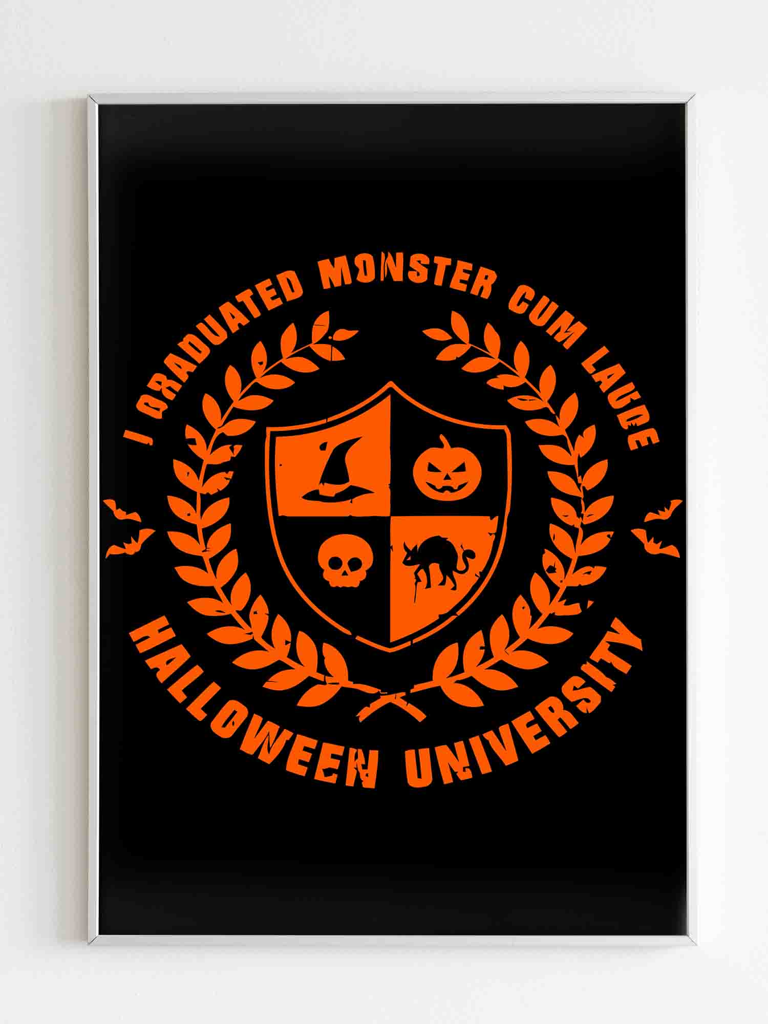 Halloween University Matte Posters Poster Art Design